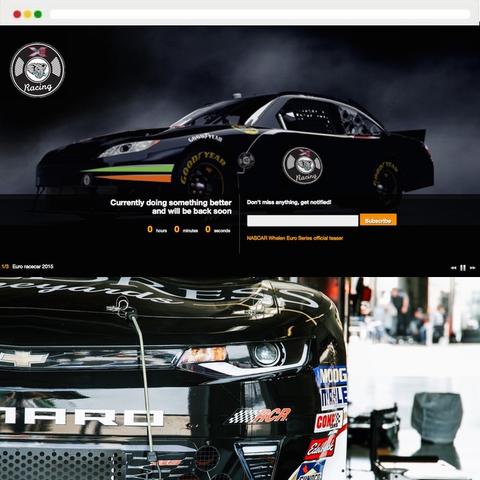 Website creation Nascar Daytona