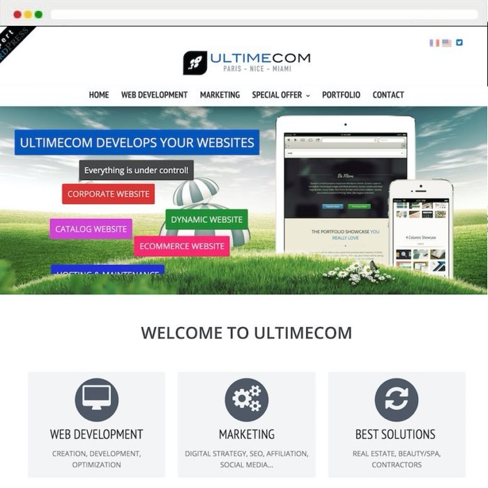 Website creation ultimecom